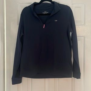 Vineyard Vines navy 1/4 zip NWT